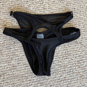 CXIX Classique Waspie Bottoms in XS Black